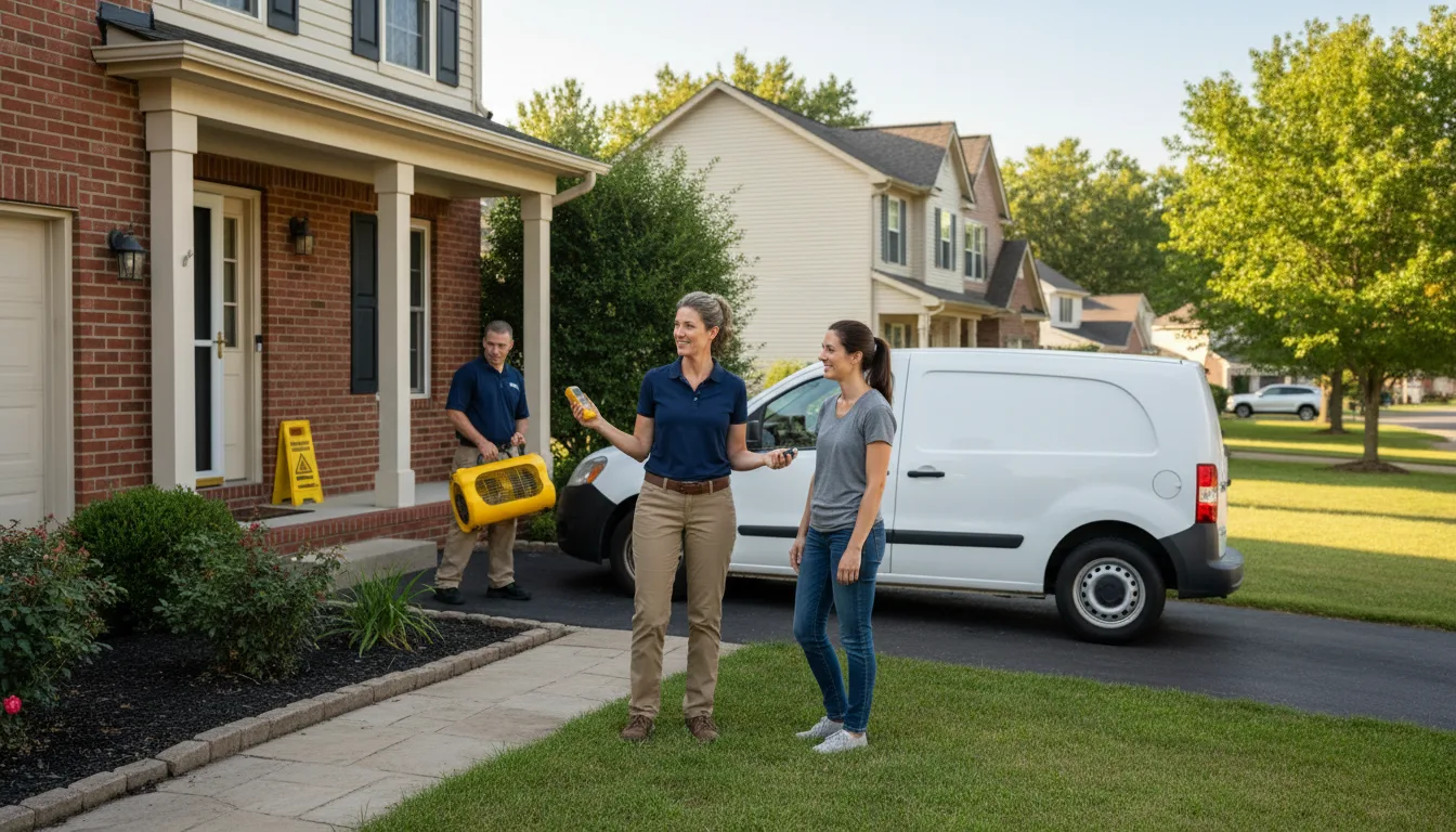 Water restoration image for Fire And Smoke Damage Restoration in Berne, IN
